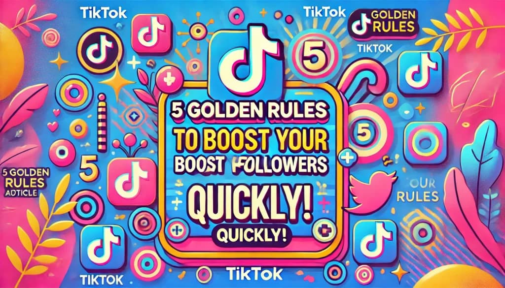 TikTok初心者必見！フォロワーを最短で増やす5つの黄金ルール