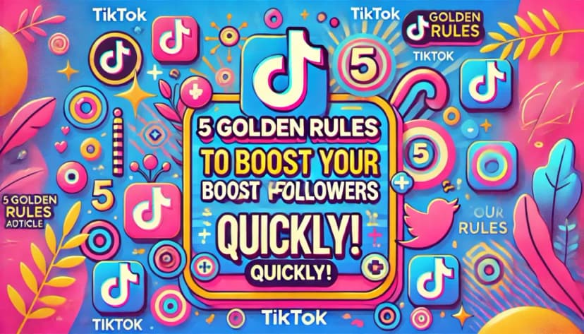 TikTok初心者必見！フォロワーを最短で増やす5つの黄金ルール